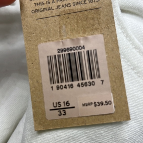 NWT Levi’s mid rise Bermuda shorts size 16 - Picture 9 of 10